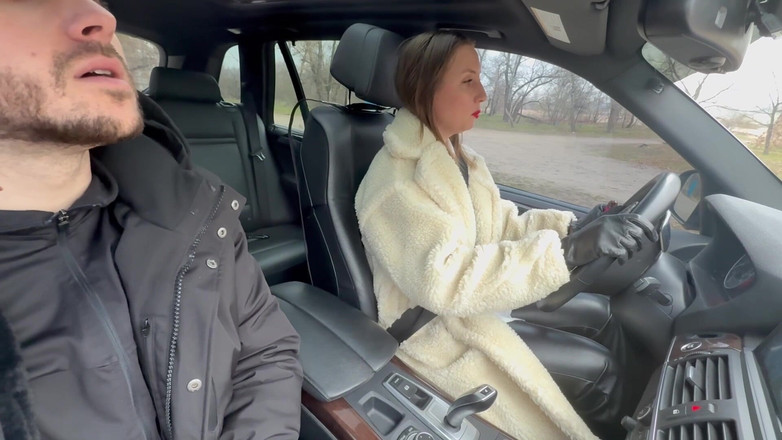 Hottie goddess: Stillende knicken im auto, mamas befehl