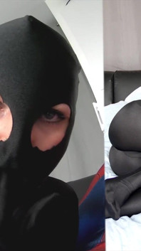 Natacha Guapa tam siyah zentai lycra oral seks