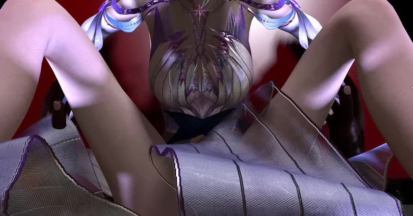 Why fuck so hard: 3D 可爱角色扮演女郎穿着热辣礼服玩群交