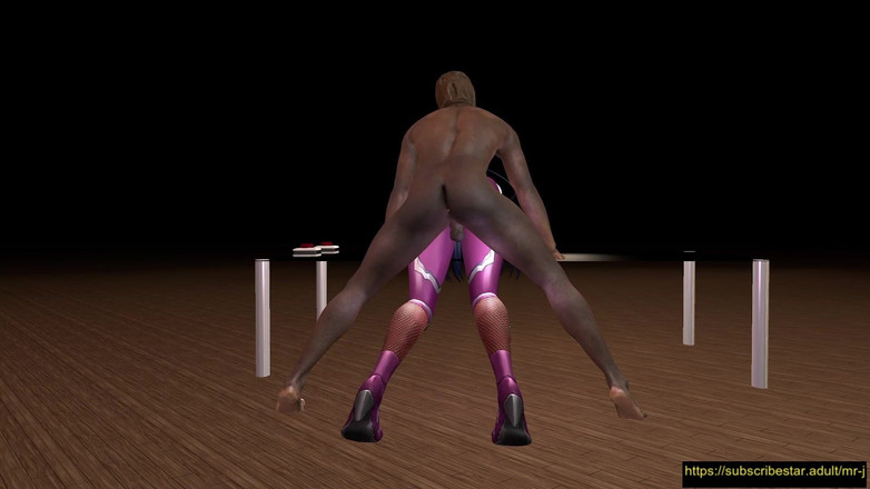 Misterj 3d Studio: Asagi和陌生人的后入姿势