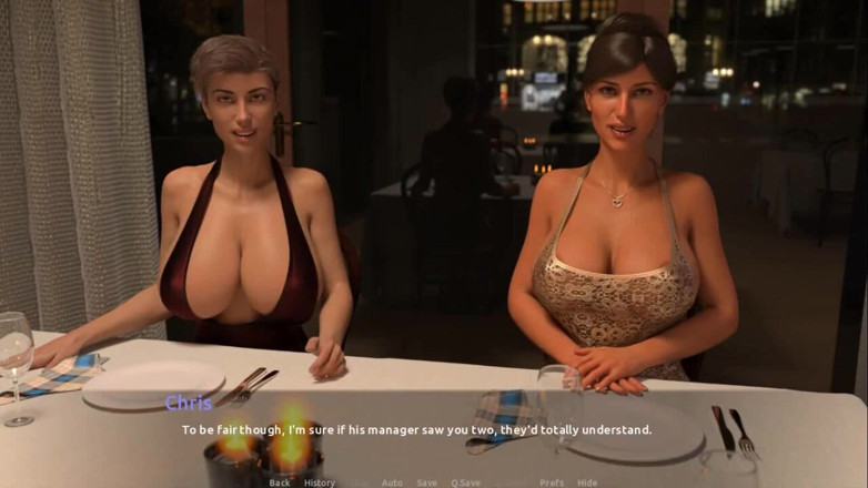 Dirty GamesXxX: DER BESUCH: Riskanter blowjob unter dem tisch in einem restaurant...