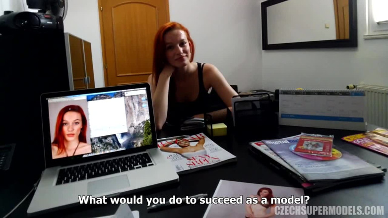 Czech Supermodels: Czech Supermodels 1: Lenka: Cum-soaked Ginger Slut Craves the Spotlight