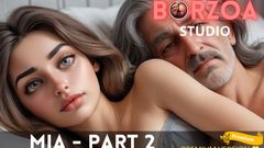 Mia and Papi - 2 - Teen Stepdaughter Have Wet Pussy When She Spends Time with Old Papi in One Bed