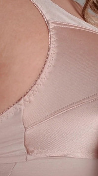 Nude Nylon Vintage Body Bra
