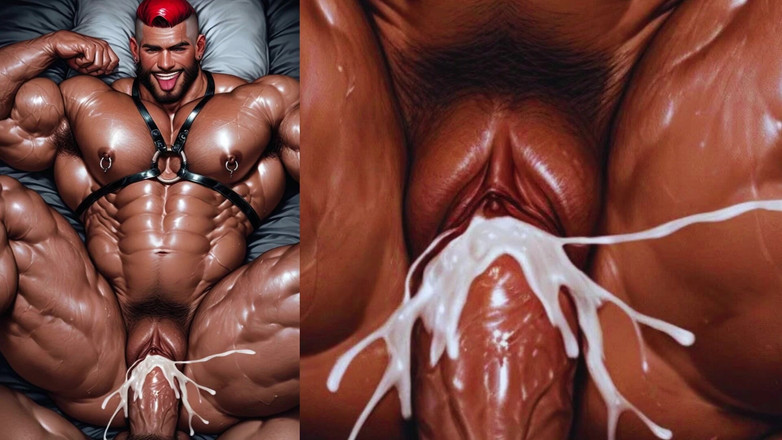 Real Story & Fantasy AI: Homem Maduro Trans Mostrando a Buceta. Compilação De Fotos De...