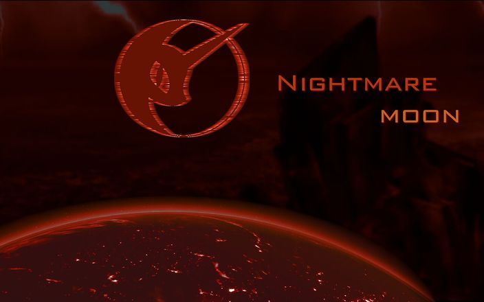 Nightmare moon VIP: stor sperma-Kommer mycket