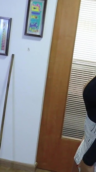 Hot Blonde Finds a Surprise in Her Neighbor's Apartment