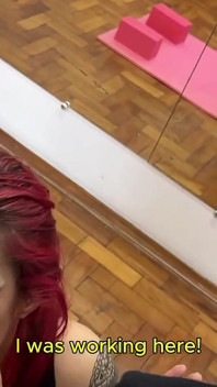 Cleaning with Camila Vegas - Redhead Gets a Surprise in the Face