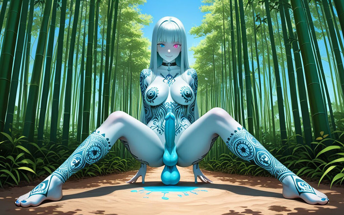 TransMuse: Futanari Delivers Intense Pile Driver to Beautiful Woman in Bamboo...