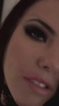 Stunning brunette babe gets anally fucked by a monster prick