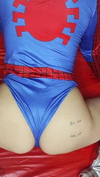 Spider Woman Femdom Ahegao cycki i tyłek kultu gooning z