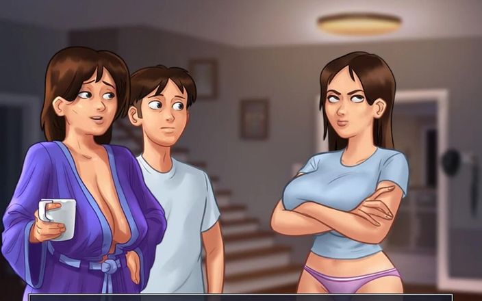 Miss Kitty 2K: Summertime saga opnieuw bewerkt - 8 eerste stappen met Franse tutor door...