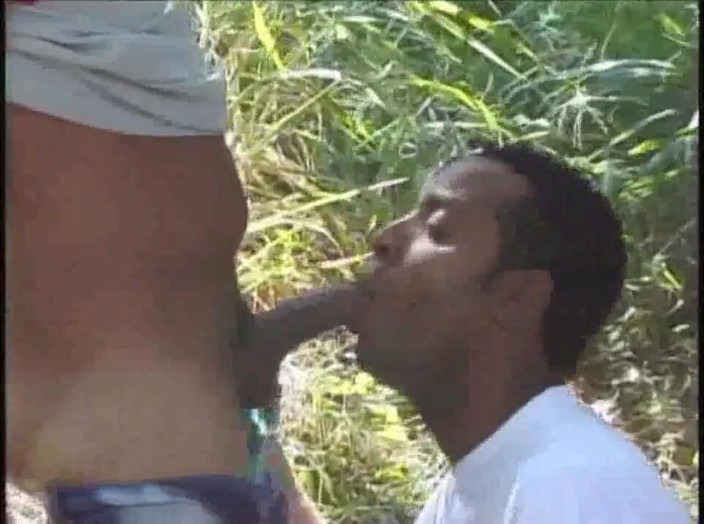 Gaybareback: Latino Suck His Friend in Forest