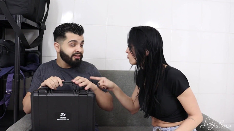 Lady Snow Brasil: Ich hatte sex mit meiner schwägerin mit einem Strap-on