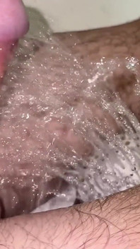 Orgasm and Shower with Monster Cock!