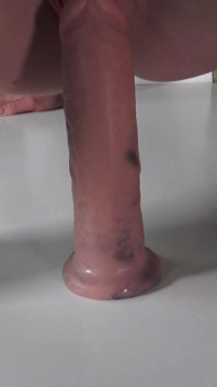 Redhead Teenie Dildo Riding