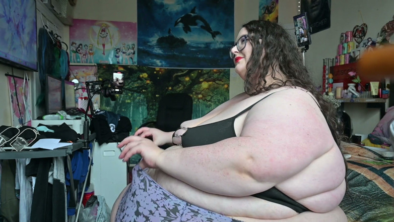 SSBBWLadyBrads: SSBBW obří bohyně zrcadlo Chore Hore