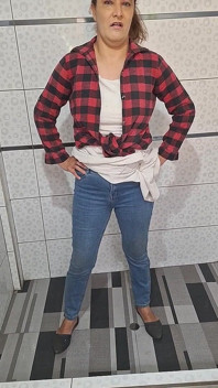 Jeans bagnato con pipì