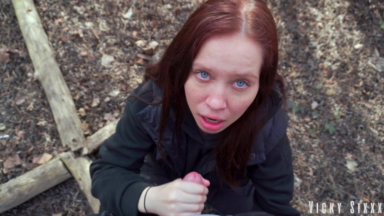 YSP Studio: Spring Vacuum Blowjob in Public Park / Cum Swallow Outdoors