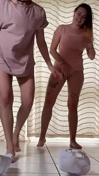 間違いない?二人の女の子一人のチャレンジ!