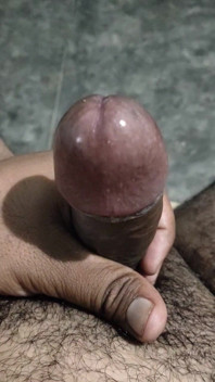 Hot Indian Boy Jerk a 6 Inch Big Black Cock