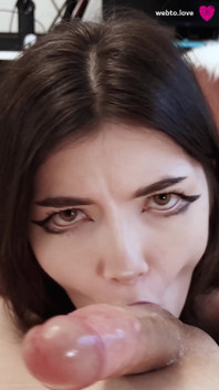 Hot Cocksucker Expertly Practices Ball Worship, Bringing His Cock to a Juicy Creamy Facial Finish