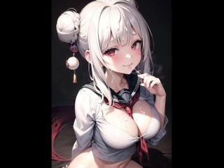 Aiart asian: Hentai Anime Art Seduction of a Cheeky Jk Generated by...