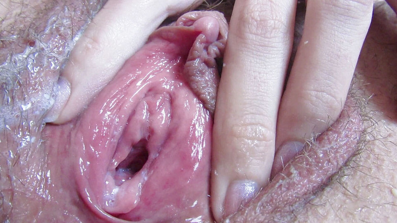 Cuteblonde666: Il primo piano estremo di una figa bagnata che gioca...