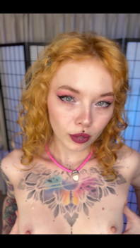 Would you like to spit on my tits and play with them like I do?