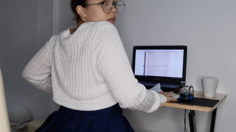 Peachy Alice: Nasty teacher would like to check your homework and your...