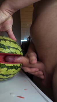 Meine Art, ein Veganer zu sein. Wassermelone ficken