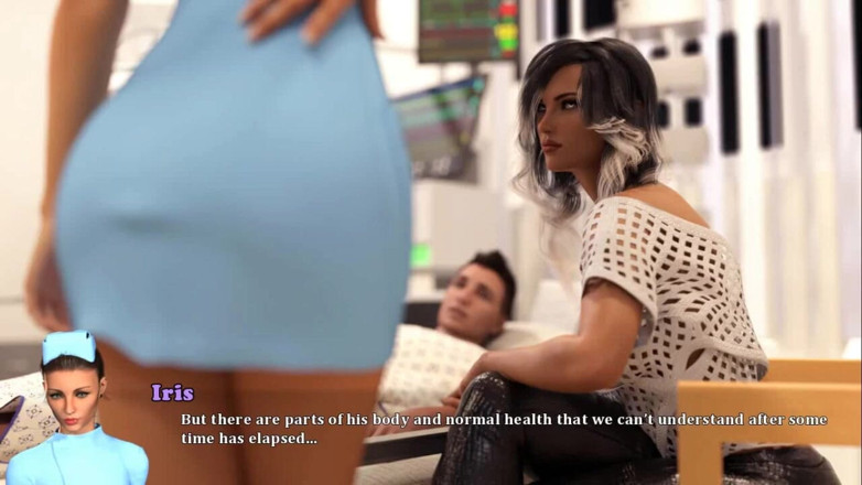 Dirty GamesXxX: Amnesia: sexy verpleegster en hete stiefzus afl. 3