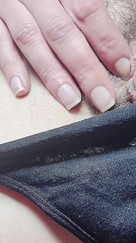 Dirty and Wet Pad, I Had to Take off My Panties!