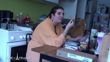 Nude in France: Hladová bbw brunetka tvrdě sodomizovaná a vystříkaná pro její sextape...