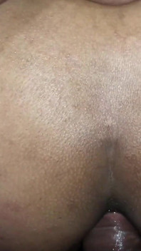 Porra na minha bunda