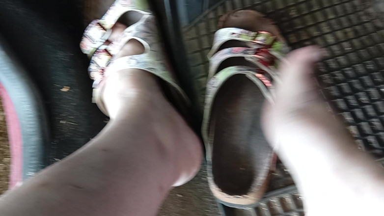 tammara big: Pedaling with Birkenstock Shoes