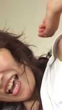 Mature Asian MILF Moans Wildly From Neck Worship