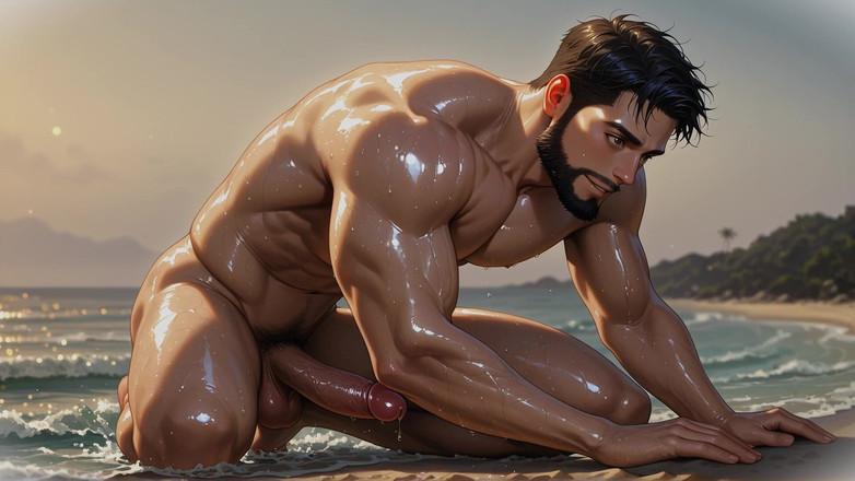 Erotic Man: Svalovci na pláži Ai Porno