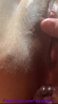 Licking and Fingering Her Fat Pussy and Butt Plug | Fornicationfreeway