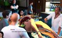 Porngame201: Anna thú vị tình cảm # 22 - bú cặc trong quán bar -...