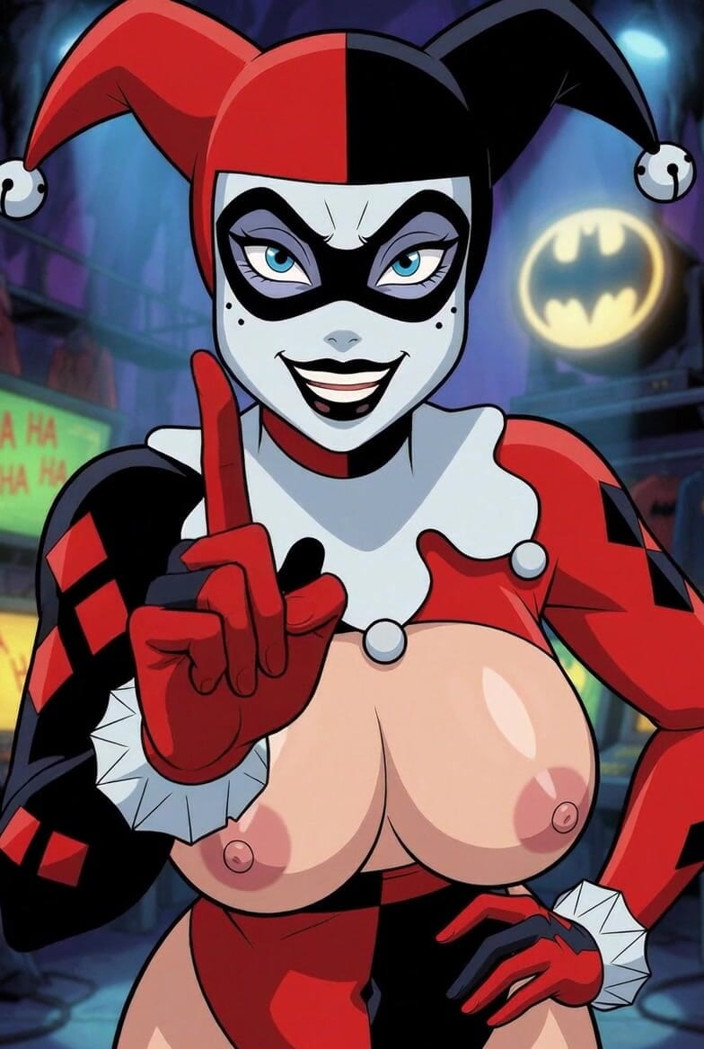 L6RD7BLU3 AI: Tight Bald Ass Pussy Harley Quinn Teasing