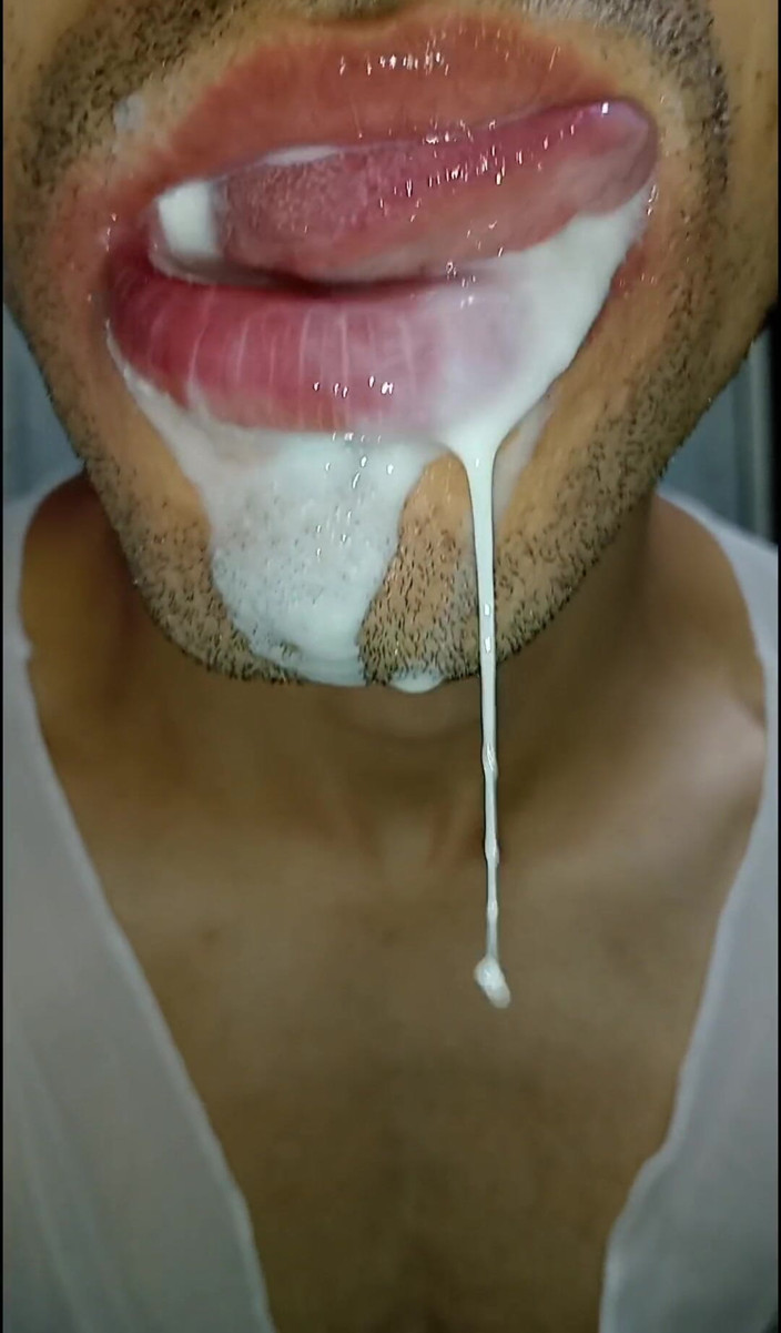 rey10rey10: Long Tongue, Tongue, I Want Cum in My Mouth, Submissive...