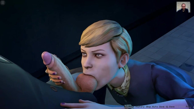 3DXXXTEEN2 Cartoon: Meisje slikt sperma na pijpbeurt en aftrekken in het toilet - 3D-porno -...