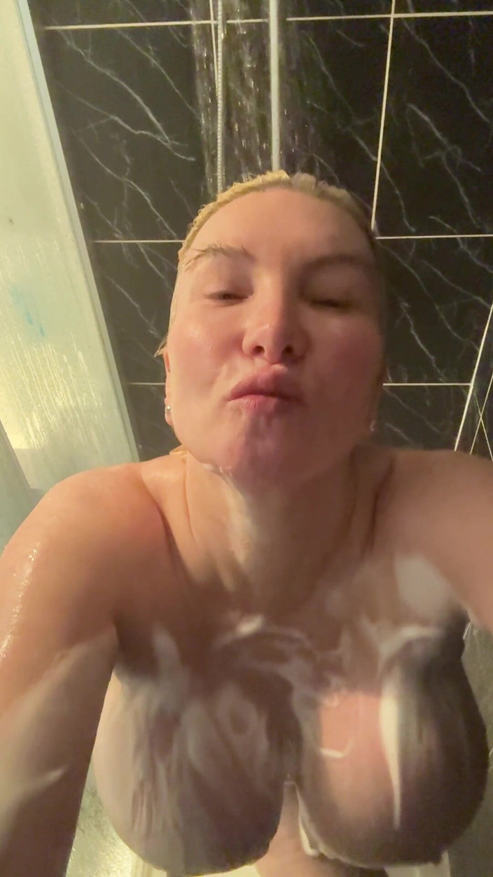 Sophie James: POV: Caught in the Shower…fuck My 34jj Tits!