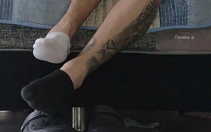 Tomas Styl: Black and White Socks for Worship