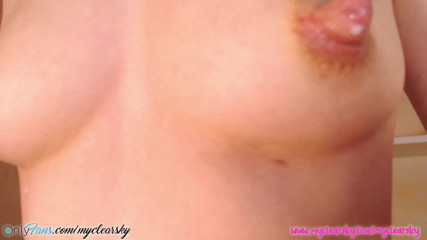 MyClearSky: Sensual milk closeup