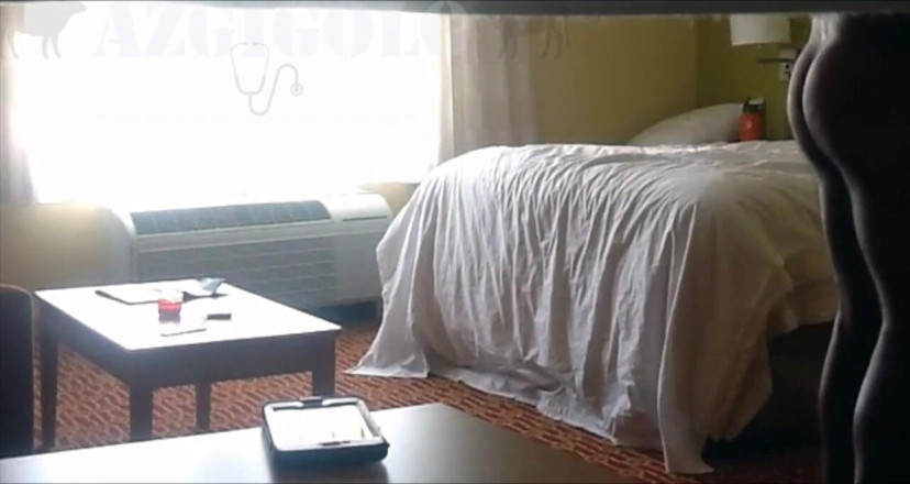 AZGIGOLO: Blonde Hotwife Visits my Hotel Room For Lunch