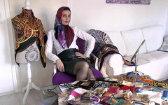 Lady Victoria Valente: Podzimní hedvábné šátky, část 2