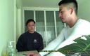 SRJapan: Тренировка работницы в магазине гей-массажа