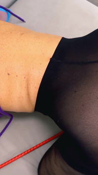 Pregnant MILF in Bondage and Wearing Pantyhose Gets Anal Fucked